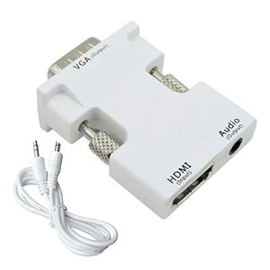 HDMI to VGAϊA_v^ 3.5mmI[fBIP[ut 1080P 60Hz HDMI  VGAϊ HDMI X-VGAIX A_v^ m[gp\RuHDMIvTVvWFN^[j^[uVGAvɑΉ uv