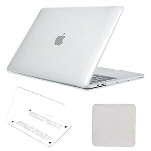 【M2/M1チップ搭載モデル】 MacBook Pro 13インチ ケース カバー 対応 A2338 A2289 A2251 A2159 A1706 A1708 A1989 おしゃれ 薄型 放熱穴 落下防止耐傷 全面保護 パソコンケース + ディスプ