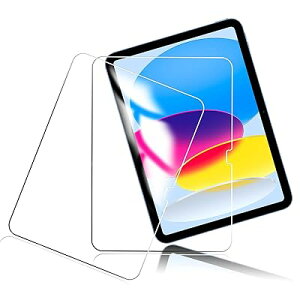 【2枚セット】 for iPad 第10世代 10.9インチ 2022年秋モデル 強化ガラスフィルム for iPad 第10世代 10.9インチ 2022年秋モデル 液晶保護フィルム 旭硝子製 透過性高 2.5D ラウンドエッジ加工 極上のタ