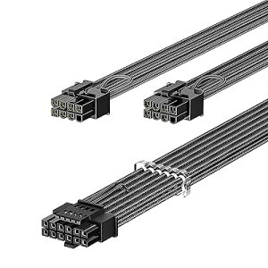 PCIe 5.0 dP[u 70cm - RTX 4070 4080 4090 5070 p 16pin (12+4) 12VHPWR RlN^ - ASUS EVGA Seasonic tW[ PSU p 2x8pin (6+2) PC