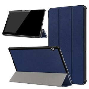 HUAWEI MediaPad T5 10.1 �P�[�X �V�^ Mediapad T5 10 �J�o�[ �X�^���h�@�\�t�� �ی�P�[�X Huawei Mediapad T5 10 �^�u���b�g �P�[�X �O�� ����PU ���U�[ �J�o�[ �L�Y�h�~ ���^ ���y��