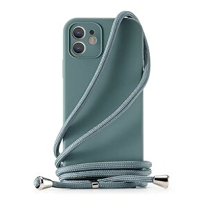 Apple iPhone 11 �p �P�[�X �J�o�[ �l�b�N �X�}�z �V���R�� �R�t�� �΂߂��� �D��X�g���b�v�t�� ���߉\�ȃV�����_�[ �N���X�{�f�B �l�b�N���X �ی�
