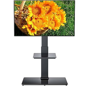 テレビスタンド 壁寄せ ハイタイプ テレビ台 tvスタンド 32~75インチ対応 VESA/横200〜600mm/縦100〜400mm 耐荷重40kg 高さ調節可能 左右35°首振り可能 家用/学校/ビジネス展示用/病院業務用 ブラック