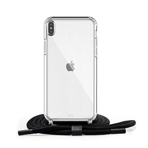 Apple iPhone X/iPhone XS �p �P�[�X iPhone X/iPhone XS �J�o�[ �l�b�N �V�����_�[ �X�g���b�v�t�� �X�}�z �V���R�� �J�o�[ �R�t�� �΂߂��� �D��X�g���b�v�t�� ���߉\�ȃV�����_�[ �N���X�{�f�B �l�b