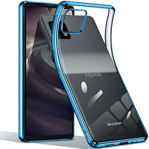 AQUOS sense6 / Sense 6s �P�[�X �N���A SHG07 SH-54B SHG05 ���� TPU ���^ �y�� �ϏՌ� ���b�L���H �\�t�g�P�[�X �l�C �ی�J�o�[(�u���[)