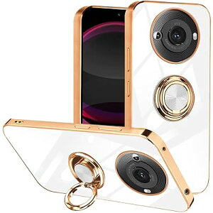 AQUOS R8 pro �P�[�X �����O�t�� TPU �ϏՌ� �t��V���R�� �N�I�XR8 pro SH-51D �J�o�[ ���^ �y�� �ČRMIL�K�i�擾 �Ռ��z�� �h�w�� �X�^���h�@�\ �X�g���b�v�z�[���t�� �T���T���G��S�n AQUOS R8 pro �P