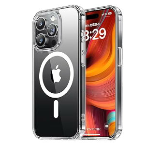 �P�[�X iPhone 15 Pro Max �p �N���A �ی�P�[�X MagSafe�Ή� ���� ���ϖh�~ �ϏՌ� �ČRMIL�K�i SGS�F�� PC�w�� �����h�~ ���^ �o���p�[ ���C�����X�[�d�Ή� �A�C�t�H�� 15 �v���}�b�N�X�i6.7�C���`�j