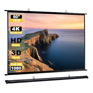 vWFN^[ XN[ ݂艺AXN[ vWFN^[pAXN[ 60C` 16:9 t@Co[OXAvWFN^[XN[^т[ɕ֗ȃRpNgTCYŁA