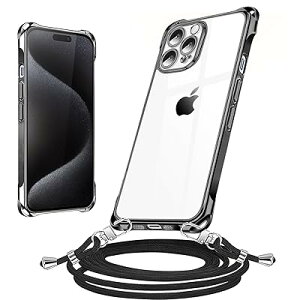 iPhone 15 Pro Max P[X NA V_[ ϏՌ Sʕی iPhone15ProMax Jo[  ACtH 15 Pro Max X}zP[X 񂩂 | ΂߂ TPU |P[X Xgbvt ^ y