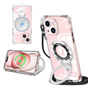 iPhone 15 p P[X NA MagSafeΉ Ot lbN V_[ ACtH15 |P[X  | ΂߂ ؍  | Jo[ ی^X^ht }Olbg cΉ