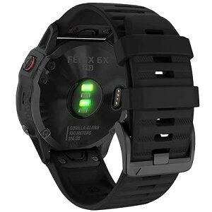 26mm VREHb`oh ւxg ͂ɓK GARMIN(K[~)Fenix 7X / Fenix 6X / Fenix 5X / Enduro 2 / epix Pro 51mm / D2 Delta PXp  xg NCbN