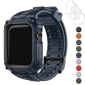 Rp`u Apple Watch oh44mm 45mm iWatch V[Y 9/8/7/6/5/4/3/2/1/SE2/SE/Ultra2/1Ή܂ AbvEIb` oh ̌^ op[P[Xt ȒP ϋv Ռz H
