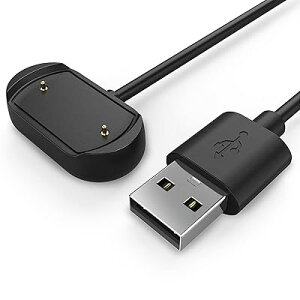 [d Ή Amazfit GTR 4, GTR 3, GTR 3 Pro, GTS 3, GTS 4, T-Rex 2 [dP[u(2 sԂ̋18.5mm) - 3.3ft/100cm USB `[WOP[u - X}[gEHb`