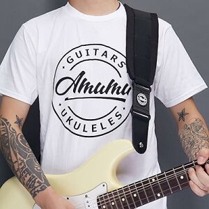 SBR Foam Padded Guitar Strap M^[XgbvtH[pbhAR[XeBbNAGNgbNAx[XM^[pXgbvubNwbhXgbNXgbvlN^C - 3.3 "Ch