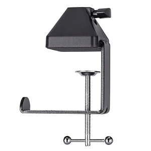 Novonest マイクスタンド固定クランプ マイクスタンドホルダー クランプ アーム式 デスククランプ 耐重メタルテーブルマウントクランプ 調節可能 アーム式 テーブル ランプクリップ 金属 便