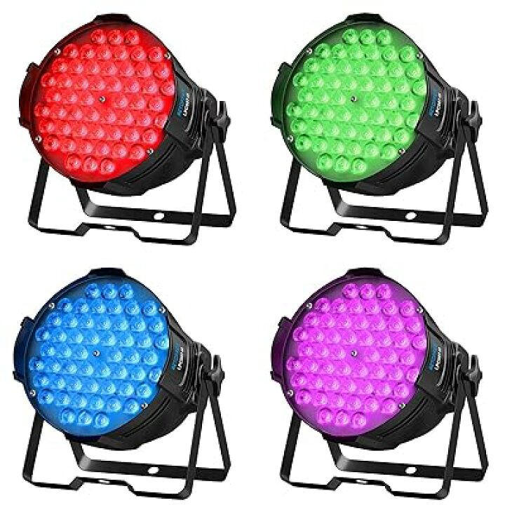 楽天市場】ステージライト 54x3W RGB LED 舞台照明 高輝度 ステージ 