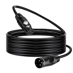 XLR �P�[�u�� 0.3M�AXLR �I�X�����X �o�����X3�s�� XLR �}�C�N���t�H�� �P�[�u�� (Profesional/Hifi)