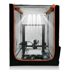 3Dプリンターエンクロージャー LEDランプバンド，保護カバー 暖かいエンクロージャ アルミ恒温材料 耐火性 保温 難燃性 Creality Ender 3 S1 / Ender 3 pro/Ender 3 v2/ Elegoo/Anycubic F