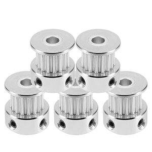GT2-16�� �^�C�~���O�x���g�v�[���[ �A���~�M�A�z�C�[�� 5mm�{�A 6mm�� 3D�v�����^�[�p (5��)