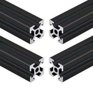 4PCS 250mm 2020TjA[ A~jE,[bpWzɎ_ ubN foCXt[[NDIYf 3Dv^[CNC}Vp(250mm ubN)