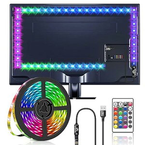 LEDe[vCg RGB erobNCg 3[g LEDXgbvCg SMD 5050 DIY ؒf\ F ԐڏƖ ledCg USB Rt [vCg ʃe[v ʔ C~l[V