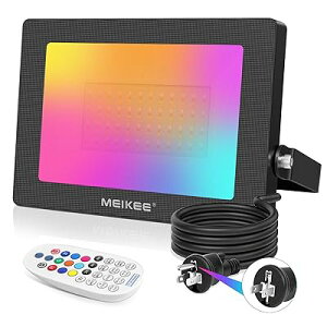 100W RGBCg RGB tbhCg CgAbv LED 5000LM 邢 ȃGl IP66h R 40ޏƖ[h ^C~O@\ [@\ O  o[ Ŕ ANAEƖ