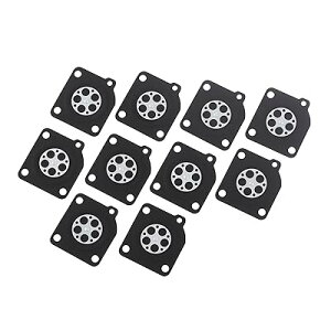 ダイヤフラム ガスケット チェーンソー キャブレター交換用 ZAMA C1U REPLACES A015010 対応 芝刈り機 刈払機 草刈機 キャブレター修理キット 10枚セット