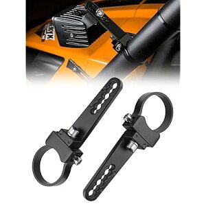 作業灯 ステー パイプステー ブラケット クランプマウント マウントバー クリップ 直径1.75インチ 44mm対応 バンパーに挟み込み 穴あけ不要 固定 アルミ合金 取付簡単 金具バイク ワークライ