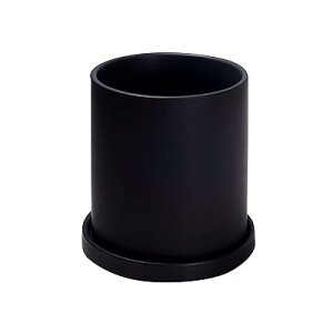 植木鉢 陶器鉢 黒 おしゃれ 受け皿付き 穴付き ?色 鉢 プランター 鉢植え 北欧 室内 観葉植物 インテリア 部屋 飾り 10.6cm 4号 多種サイズ/色選択可