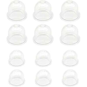 2サイズセット 12個入 プライマリーポンプ オイルカップ 外径22mm*6+外径19mm*6 草刈機 刈払機 チェーンソー 交換用 透明 クリア ハンディタイプエンジンポンプ