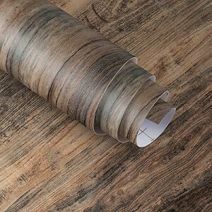 ヴィンテージ壁紙シール リメイクシート 木目 シート 40cm×9M一巻 厚手 防水壁紙シール はがせる おしゃれ リメイクシート剥がせる壁紙 賃貸 キッチン リメイクシール 木目調 壁シール