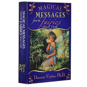 44枚/マジックフェアリー女神オラクルカード、将来の運命、カジュアルボードゲームのトランプ英語の占いテーブルカードタロットカード