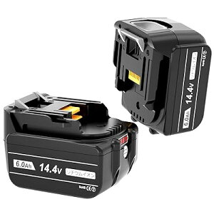 VANKO �݊� �}�L�^ 14.4v �o�b�e���[ BL1460B 2�t�� 6.0Ah��e�� �����ԍ�Ɖ\ �}�L�^ �o�b�e���[ 14.4v BL1415N BL1430B BL1460B�ȂǂɑΉ��\ CE PSE�F�؎擾�ς� LED�����v�c�ʕ\��