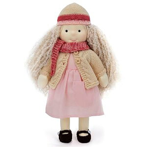 �E�H���h���t�l�` Waldorf Doll ����l�` - Abigail 30cm �_�炩�� ���̎q ���킢�� �ʂ������ �q�������ɍœK�Ȑl�`