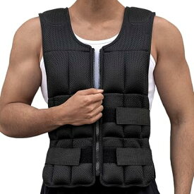 ウエイトベスト ウエイトジャケット 加重ベスト 重量調節可 10kg ウェイトベスト パワーベスト 筋トレ トレーニング ウォーキング ジャケット 肩パッド付き 速乾 通気 負荷運動