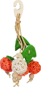 送料無料 | インコのおもちゃ ナチュラルハンガー フルーツ