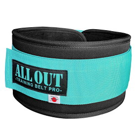 ≪公式≫ALL OUT【IFBB PROトップ選手愛用】 オールアウト トレーニングベルト パワーベルト 筋トレ リフティングベルト ウェイトベルト スポーツ サポート 腰用サポーター 男女兼用 スクワット デッドリフト 重量挙げ ベルト 腹圧ベルト