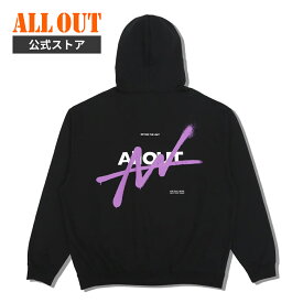 【4/20限定★クーポンで10％OFF】≪公式≫ALL OUT SWEAT HOODIE SPRAY メンズ スェット フーディーオールアウト トレーナー スプレー トレーニングウェア ジム 長袖 おしゃれ シンプル ポケット A2240025