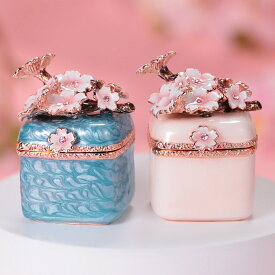 【正規品】 ジュエリーボックス 小枝桜 ピィアース 宝石箱 置物 小物入れ アクセサリーケース 卒業 入学 可愛い クリスマス 新生活 ギフト 母の日 PICALS ピカルス