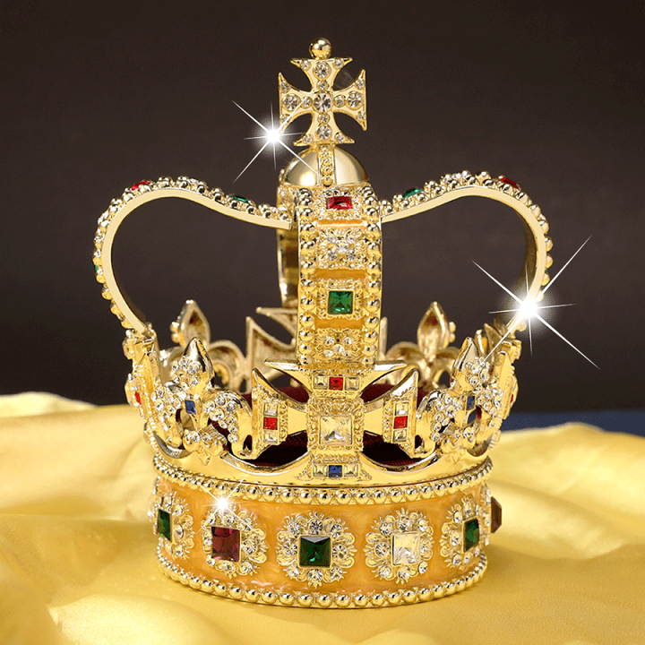 No.英国館　アンティーク　王冠　ティアラ　ジュエリー　ボックス　パンドラ No.英国館 アンティーク 王冠 ティアラ ジュエリー ボックス