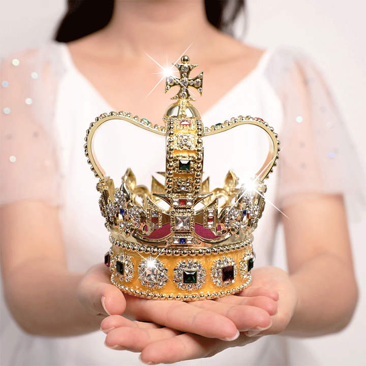 楽天市場】＜聖エドワード王冠 ジュエリーボックス＞王冠 クラウン