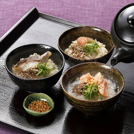 【期間限定 ポイント還元中】 送料無料 東京 「なだ万」 一膳だし茶漬けセット だし茶漬け(鯛、鮭、焼きめんたい)×各2