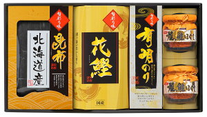 【期間限定 ポイント還元中】 送料無料 和匠選 味わいギフト 北海道産出汁昆布50g、かつお節12g、有明のり(12切5枚6束)、ニッスイ焼鮭ほぐし50g×2