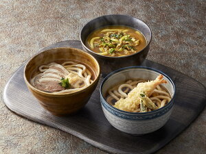 【期間限定 ポイント還元中】 送料無料 香川・小豆島 「うす家」 3種の手延うどんセット 計5個 カレー手延うどん540g、鴨南蛮手延うどん520g×各2、えび天手延うどん580g×1