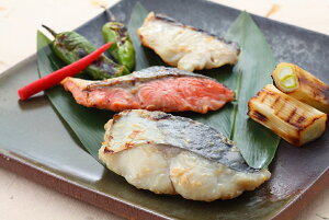 【期間限定 ポイント還元中】 送料無料 西京漬 3種詰合せ カラスカレイ西京漬4切(計160g)、紅鮭西京漬4切(計160g)、さわら西京漬4切(計160g) お取り寄せ ギフト 詰合せ セット グルメ