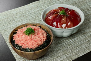 【期間限定 ポイント還元中】 送料無料 神奈川 「三浦三崎」ネギトロ丼の具・漬け鮪丼の具セット 目鉢鮪すきみ、漬け鮪 各100g×各5 お取り寄せ ギフト 詰合せ セット グルメ