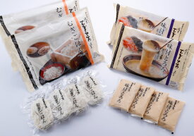 【浅草むぎとろ公式】味付とろろ 2パック＋むぎごはん 2パック　冷凍 【 とろろ 味付け むぎごはん むぎ 麦 ごはん ギフ 食品 食べ物 健康 便利 浅草 むぎとろ いも 芋 個包装 御祝 内祝 東京 敬老の日 敬老 】