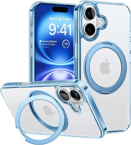 P10倍+5%OFF【360度回転】TORRAS iPhone16 pro ケース iPhone16 ケース iPhone 16ProMax ケース iPhone15ケース 15Pro 16Plus 14 15ProMax ケース MagSafe対応 magsafe リング スタンド 米軍MIL規格 耐衝撃 アイフォン iphone ケ