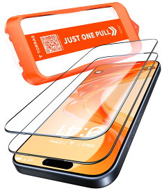 TORRAS iphone17 ガラスフィルム全面保護 保護フィルム フィルム 耐衝撃 二枚 貼り付け簡単 9H GlassGoUltra 液晶保護フィルム