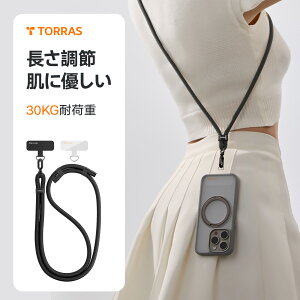 �y�y�V1�ʁI�zTORRAS �X�g���b�v �V�����_�[ �X�}�z �V�����_�[ �΂߂��� ��|�� �X�g���b�v �g�уX�g���b�v �������߉\ �^�O�p�b�` 2������ �l�b�N�X�g���b�v �V�����_�[ �X�}�z iPhone 17 16 1